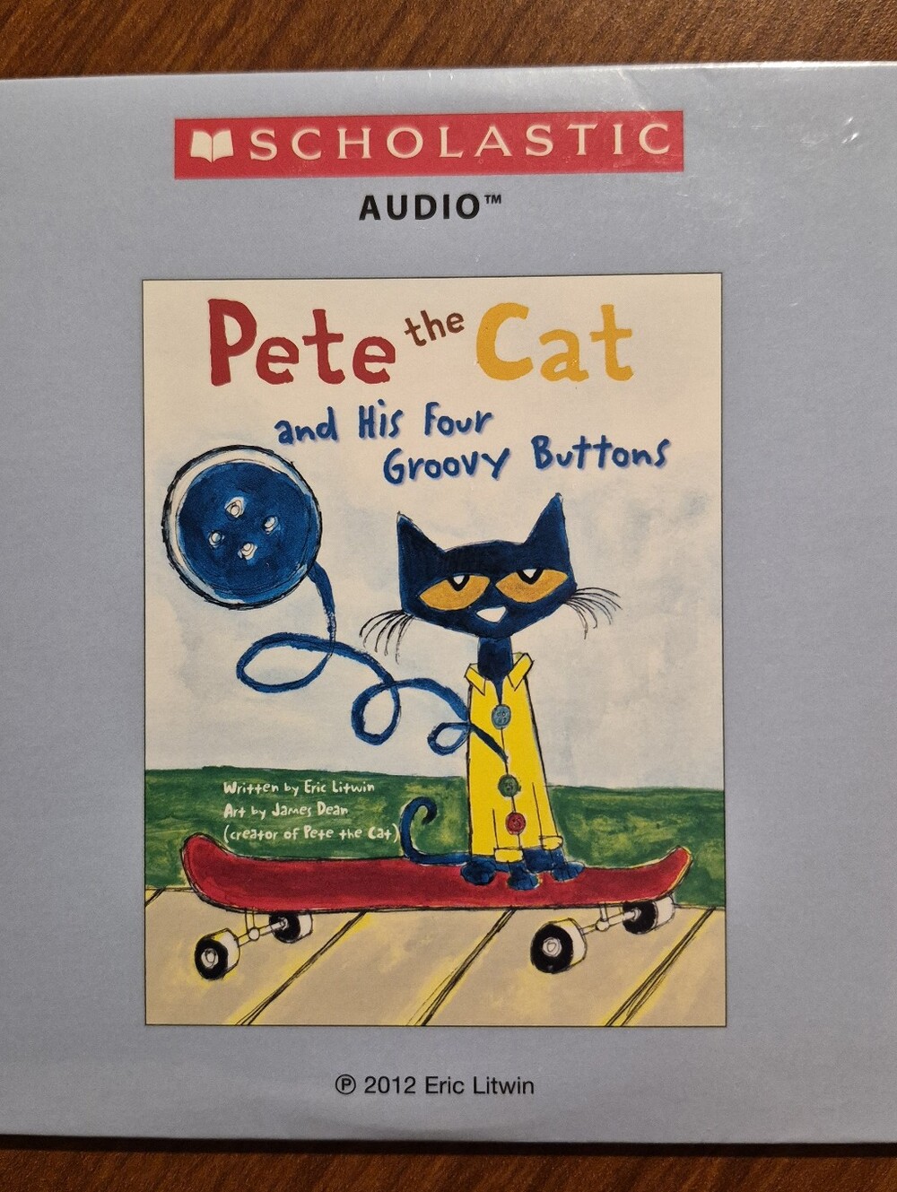 Audio CD 'Pete the Cat and His Four Groovy Buttons' Litwin NEW Sealed Scholastic
